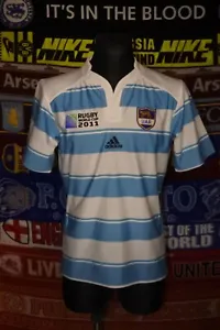 5/5 Argentina adults S/M 2011 World Cup MINT rugby union shirt jersey camiseta - Picture 1 of 6
