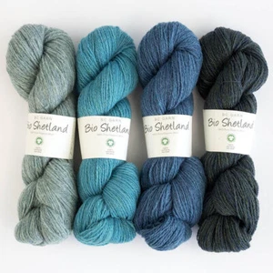 BC Garn BIO SHETLAND GOTS Organic yarn - 50 gr / 1.8 oz - 280 m / 306 yards - Picture 1 of 77