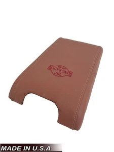 2013 2014 F150 King Ranch LEATHER Center Console Lid Cover Armrest Compartment - Picture 1 of 7