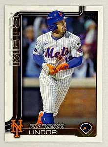 2025 Topps Flagship Collection Francisco Lindor Companion Card #CTC-1 - Imagen 1 de 2