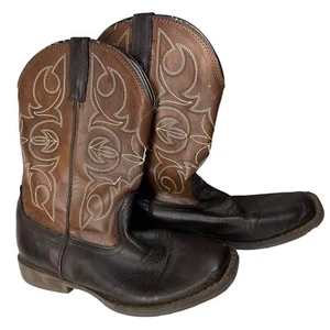 ROPER Little Kid's Size 3 Western Boots Boys Cowboy Youth Brown Shoes Boot - Picture 1 of 7