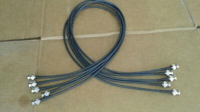 8 Pack US MADE 50 cm  BELDEN  RG-58 BNC Male to BNC Male (50 ohm)Coax  Cable - Image 1 of 3