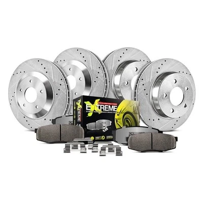 PowerStop K471-26 Brake Kit For Mazda RX-7 1986-1991 Front Rear Foto 1 de 4