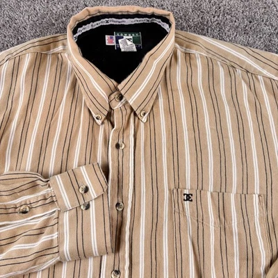 Vintage DC Cowboy Equipment Shirt Men’s 2XL Beige Long Tail Western Made USA - Image 1 of 4