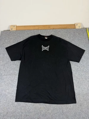 Vintage Y2K Tapout T Shirt Mens XL Black Represent MF In Ya Face - Image 1 of 4