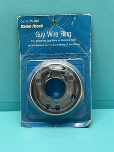 Radio Shack  Antenna Mount Guy Wire Ring Cat 15-835 - Imagen 1 de 2
