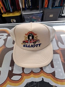 VINTAGE NASCAR BILL ELLIOTT #9 COORS LIGHT BANQUET BEER SNAP BACK HAT Trucker - Picture 1 of 9