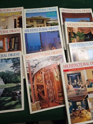 LOT 2000,01,02   10 Issues Architectural Digest Magazines   Very Nice Condition. - Image 1 of 4