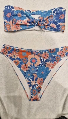 bandeau bikini set Size Xl Fits 14/16 Nwot - Image 1 of 2