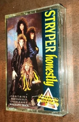 Honestly - Stryper (Cassette Single 1987 Enigma) W/ Sing-Along Song & Loving You - Image 1 of 4