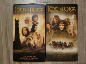 The Lord of the Rings VHS Lot - fellowship of the ring and The two towers. - Picture 1 of 3