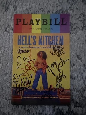 Hells Kitchen OBC Signed Playbill - Image 1 of 2