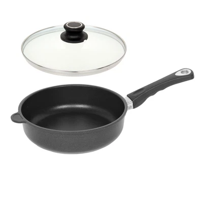 Padella Ghisa Lotus Hochrand-Pfanneø 28cm,Pavimento 22cm,Altezza 7,5cm Con - Immagine 1 di 4