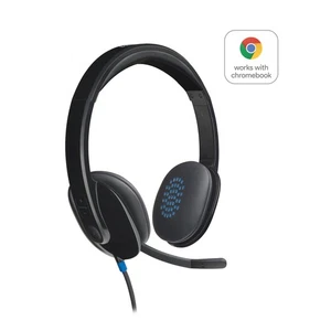 Logitech H540 USB Computer Headset Wired Black Headset - Afbeelding 1 van 1