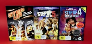 Step Up DVD Bundle Set Dance Movies 1 2 3 4 5 R4 PG Miami Heat All In Uncut - Picture 1 of 18