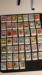 Lot BRD Dauerserie Blumen 47 Motive / 1.158 Briefmarken; siehe Fotos - Bild 1 von 7