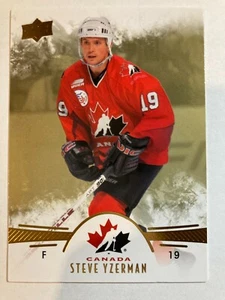 2016 Upper Deck Team Canada Juniors - STEVE YZERMAN #98 HOF - Picture 1 of 1