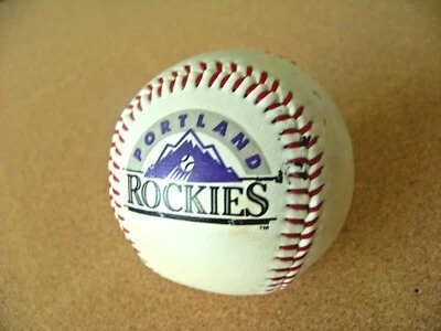 Pelota de béisbol Portland Rockies Colorado ex soltero A afiliado MLB c36069 Foto 1 de 4