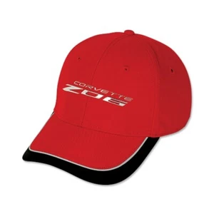 C8 Z06 Corvette Liquid Metal Red Performance Hat - Picture 1 of 2