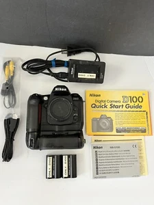 NIKON D100 Camera Body + MH18 Quick Charger, 2 Battery Packs, Manual - Picture 1 of 8