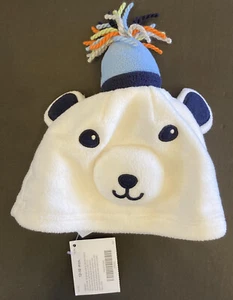 NWT Gymboree Snow Bear 12-18 Months Fleece Polar Bear Hat - Picture 1 of 1