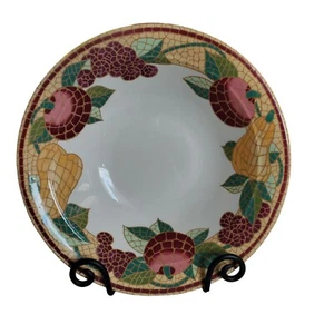 Pier 1 Pier One Mosaic Fruit Large Pasta Salad Serving Bowl Italy - Picture 1 of 10