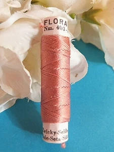 1054BBIS Superb Bobbin Natural Silk Thread "Flora" Pink Zwicky No. 978 - Picture 1 of 2