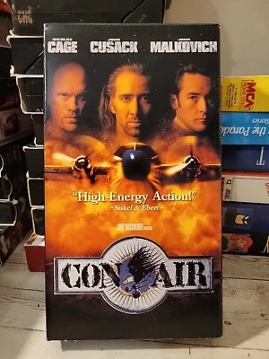 CON AIR With Nicolas Cage, John Cusack John Malkovich VHS - Image 1 of 4