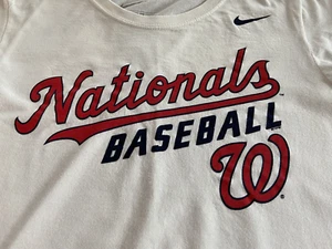 Nike Washington Nationals Girls Youth T-shirt Size Large - Picture 1 of 8