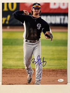 Brendan Rodgers Signed Grand Junction Rockies 11x14 Photo JSA - Picture 1 of 5