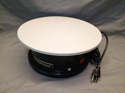 Suporte para decoração de bolo motorizado elétrico Karousel Kopycake 11 3/4 polegadas - Imagem 1 de 4