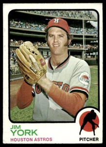 1973 Topps #546 Jim York Houston Astros Alto# En muy buen estado-muy buen estado - Imagen 1 de 2