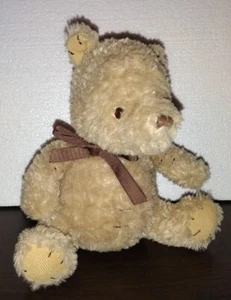 Classic Pooh Bear Plush 8" Stuffed Shaggy Nursery Crib Hanging Toy Ribbon (I - Picture 1 of 5