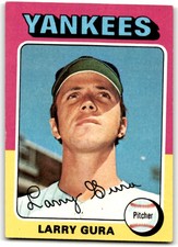 1975 Topps Larry Gura New York Yankees #557