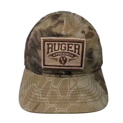 Chapéu Ruger armas de fogo Strapback multi OSFM ajustável Kryptek com etiquetas - Imagem 1 de 4