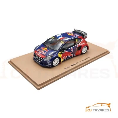 SPARK S5193 PEUGEOT 208 #9 SEBASTIEN LOEB VINCITORE MONDIALE RX OF LETVIA 201... - Immagine 1 di 4