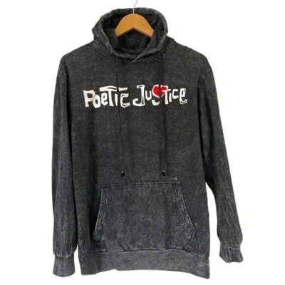 Tupac Poetic Justice Cotton 90s Hoodie Sweatshirt Small Foto 1 de 4