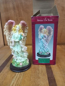 SANTAS COLLECTION ANGEL ON BASE - Picture 1 of 5