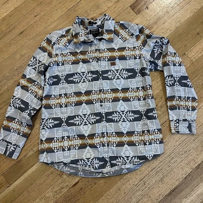 Ariat Pendleton Aztec Button Front Western Shirt Men’s Large  - Image 1 of 3