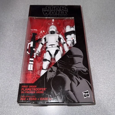 Star Wars The Black Series First Order Flametrooper 6 inch Action Figure Hasbro - Image 1 of 2
