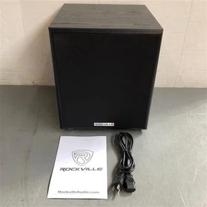 SUBWOOFER DE CINE EN CASA ROCKVILLE ROCK SHAKER 6,5" 200 VATIOS ALIMENTADO  - Imagen 1 de 4