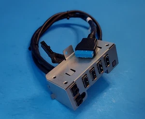Dell Precision T1650 Front 4x USB 3.0 Port Audio Mic Jack Panel mit Kabeln 4NYMD - Bild 1 von 1