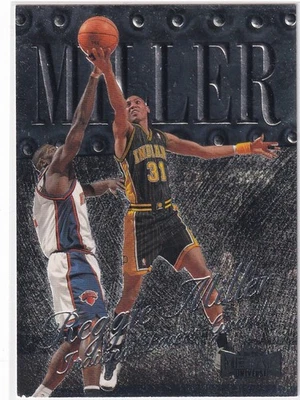 1998 SKYBOX #80 REGGIE MILLER METAL- INDIANA PACERS - Imagem 1 de 2