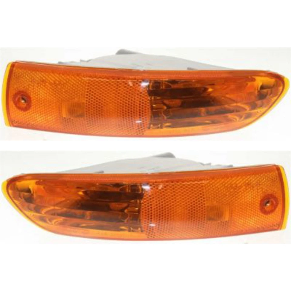 Luz de seta para 2002-2005 Mitsubishi Eclipse lente de plástico LH e RH conjunto de 2 - Imagem 1 de 4