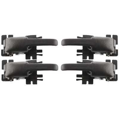 Interior Door Handle Set For 1991-01 Ford Explorer Front and Rear Textured Black - Image 1 of 4