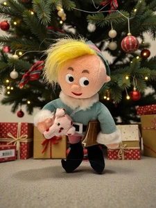 Stuffins Rudolph The Island Of Misfit Toys Plush Hermie the Elf Dentist 13" 1999 - Picture 1 of 2