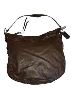 Coach Legacy Brown Leather Hobo Shoulder Bag Slouchy Soft Leather Purse F14706 - Image 1 of 4