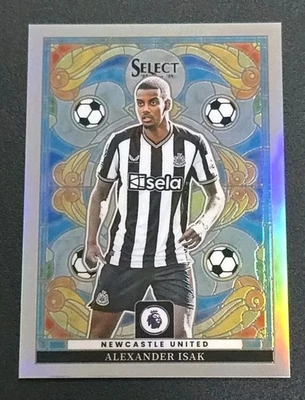 2023-24 Panini Select EPL #21 ALEXANDER ISAK Stained Glass Newcastle United  - Image 1 of 2