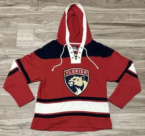 Size S - Florida Panthers Lacer Hoodie Jersey Style Sweatshirt - Picture 1 of 6