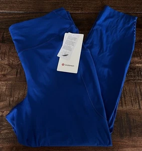 NUEVO CON ETIQUETAS Lululemon Talla 14 Rápido Libre HR Apretado 25” *Bolsillos GLCT Azul Galáctico - Imagen 1 de 4